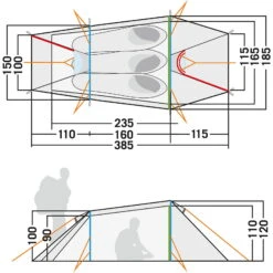 Tatonka Gargia 3 - Drei-Personen-Zelt -Campfreunde Geschäft tatonka gargia 3 drei personen zelt stone grey olive tat 2604 332 2 1
