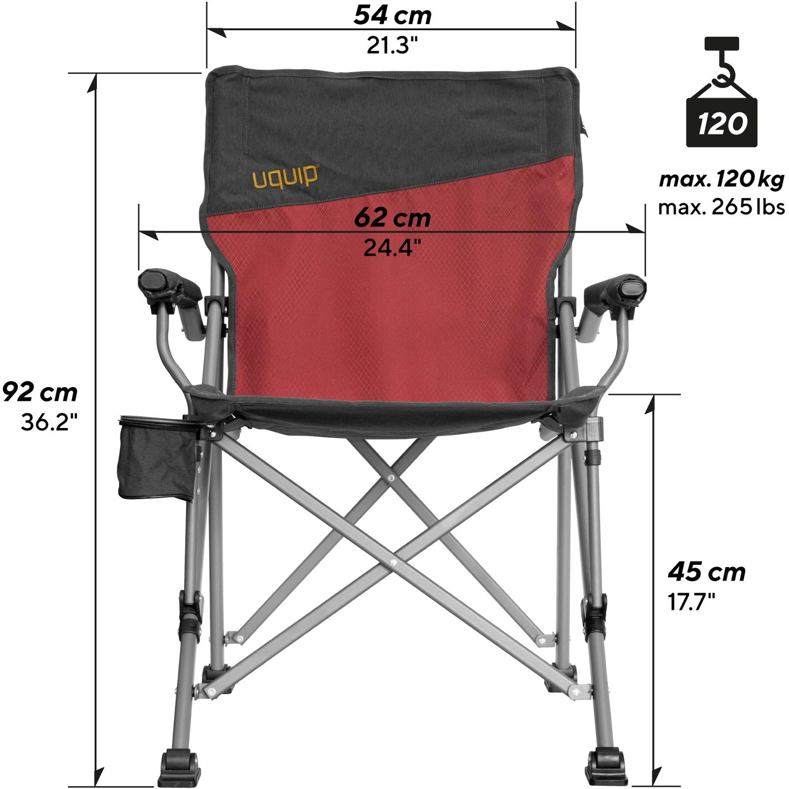 UQUIP Roxy - Faltstuhl 4 UQUIP Roxy - Faltstuhl – Bild 2