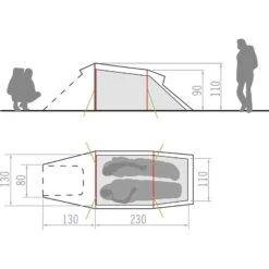 VAUDE Arco 2P - Zwei-Personen-Tunnelzelt -Campfreunde Geschäft vaude arco 2p zwei personen tunnelzelt 11496 4590 9