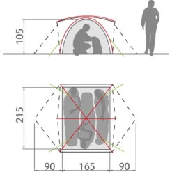 VAUDE Campo 3P - Drei-Personen-Zelt 10 VAUDE Campo 3P - Drei-Personen-Zelt -Campfreunde Geschäft vaude campo 3p drei personen zelt vau 14223 1700 6