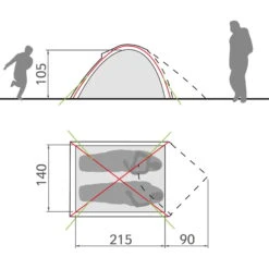 VAUDE Campo Compact 2P - 2-Personen-Zelt -Campfreunde Geschäft vaude campo compact 2p 2 personen zelt vau 14219 1700 5