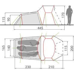 VAUDE Chapel L XT 3P - 3-Seasons Zelt -Campfreunde Geschäft vaude chapel l xt 3p vau 12823 4510 5