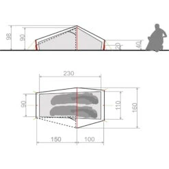 VAUDE Lizard Seamless 1-2P - Zelt -Campfreunde Geschäft vaude lizard seamless 1 2p zelt cress green vau 14417 1820 3