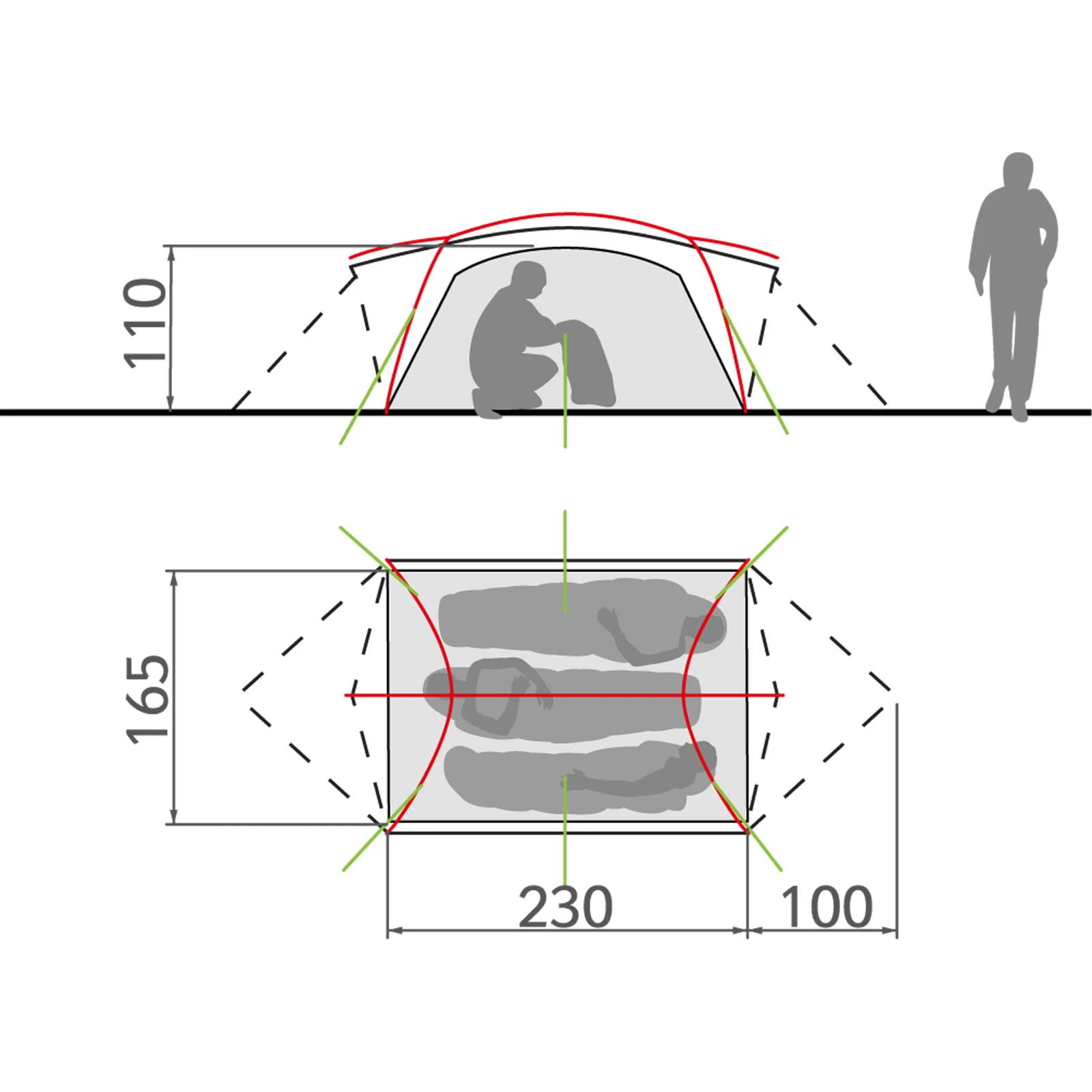 VAUDE Mark L 3P - 3-Saison-Zelt 8 VAUDE Mark L 3P - 3-Saison-Zelt – Bild 6